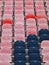 Abstract stadium seats