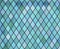 Abstract stained glass blue window pattern