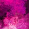 Abstract stained pattern square background hot pink magenta fuchsia purple violet color - modern painting art - watercolor
