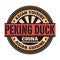 Abstract stamp or label with the text Asian Cuisine, Peking Duck