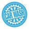 Abstract stamp or label with the text Car Wash written inside