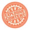 Abstract stamp or label with the text Explosive content written