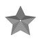 Abstract Star.Hypnotic Fascinating Image. Vector Illustration. Geometric optical illusion. Element for graphic web design. Templat