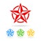 Abstract star icon