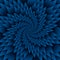 Abstract star mandala decorative pattern blue background square image, illusion art image pattern, background photo