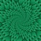 Abstract star mandala decorative pattern green background square image, illusion art image pattern, background photo