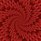 Abstract star mandala decorative pattern red background square image, illusion art image pattern, background photo