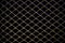 Abstract steel grid from car radiator, Black background