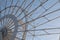 Abstract of steel structure of a ferris wheel