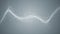 Abstract Streaks Light Lines and Stripes Flowing Flying Fractal White Shine Particle on Gray Background Animation