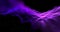 Abstract stream array colorful glitter sparkle violet pink purple lines with particles on black background science and research