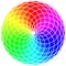 Abstract Stylized Rainbow Wheel