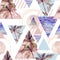 Abstract summer geometric seamless pattern.