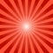 Abstract sunbeams red rays background