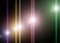 Abstract sunlights rays effect. Bright sun or laser cosmic rays, flashes and sparkle particles of light with optical