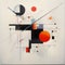 Abstract Suprematism Painting: Marketing With Bold Shapes And Graceful Lines