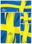 Abstract Sweden Flag Background banner