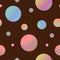 Abstract sweet seamless polka dot cute pattern