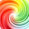 Abstract swirl rainbow colors background