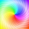 Abstract Swirling Rainbow Background