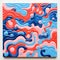 Abstract Swirls: A Fusion Of Relief Sculpture And Foampunk In Tile Design