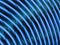 Abstract swirly shape blue background. 3D