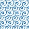 Abstract swirly waves, seamless pattern