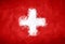 Abstract Switzerland flag polygon