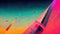abstract synthwave bright color gravity concept wallpaper