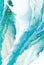 Abstract teal acrylic banner, fluid art vector texture shapes set. Trendy background for website, logo, design cover, poster, bro