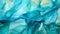 Abstract Teal Cloth: Flowing Fabrics And Vibrant Colors