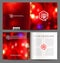 Abstract template booklet design