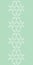 Abstract textile mint green leaves geometric