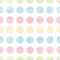 Abstract textile polka dots stripes seamless pattern background