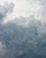 Abstract textural background of gray clouds