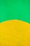 Abstract texture of plaster of green and yellow