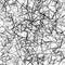 Abstract texture with random, chaotic lines in tangled, jumbled