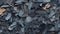 Abstract Texture Of Wood Chip Background In Dark Gray And Indigo