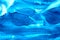 Abstract textured blue ripples