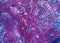 Abstract textured purple background transparent slime