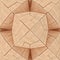Abstract Textured Wooden Geometrical Tangram