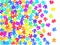 Abstract tickler jigsaw puzzle rainbow colors