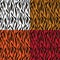 Abstract tiger skin pattern