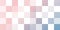 Abstract Tiled Surface Pattern, Squares Colored in Random Shades of Pink, Blue and White - Wide Scale Geometric Mosaic Texture