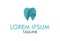 Abstract Tooth Dental Orthodontics Clinic Logo Design