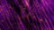 Abstract toxic northern lights with animated playing purple lines with flying orange particles.Colorful looped wallpaper.