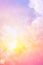 Abstract tranquil magical pink sunrise sky background