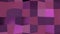 Abstract transforming wall of same size squares. Design. Glowing glass moving cubes, rows of colorful squares.