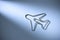 Abstract Travel Airplane Background Paper Clip