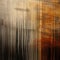 Abstract Tree Lines: Dark Amber And Gray Art With Organic Abstractions